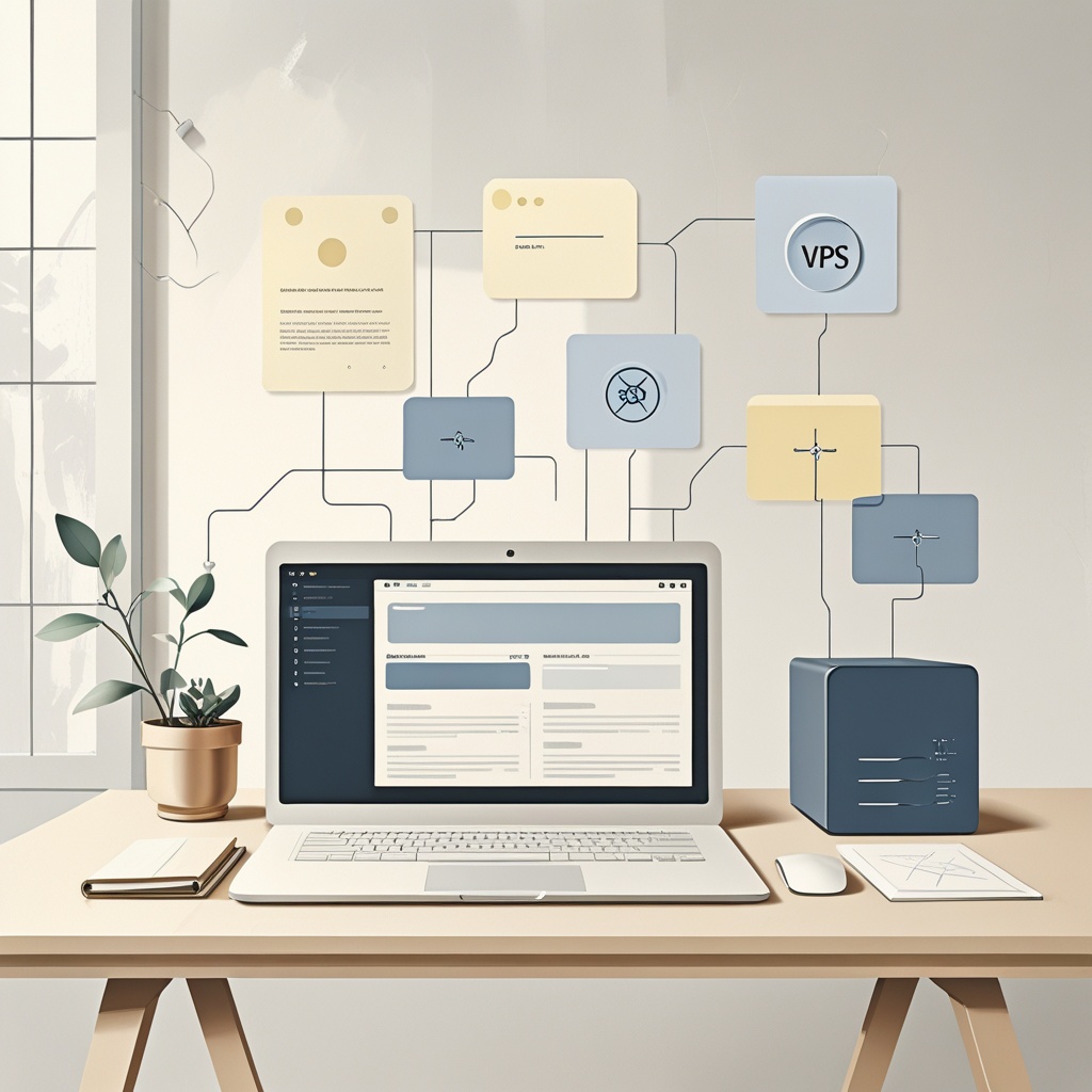Illustration about prompt engineering with Codex, AI agents, master prompts, text files, and web projects on a private server.