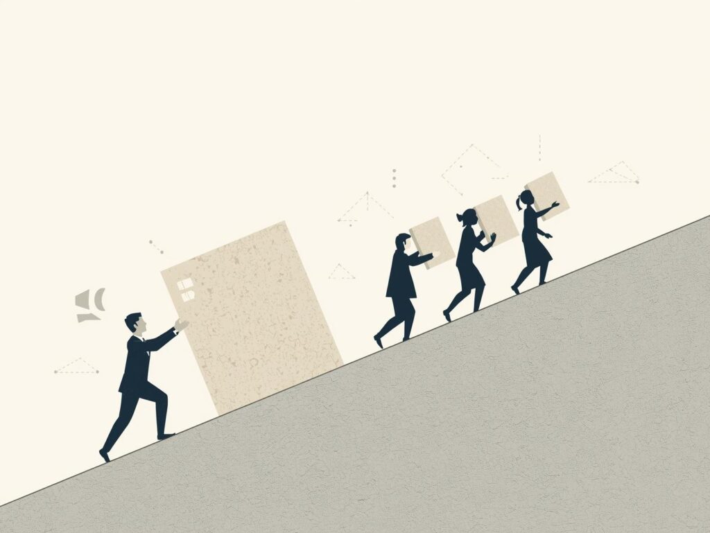 seul - illustration pour : Vouloir tout faire seul… ou s’entourer : le vrai point de départ