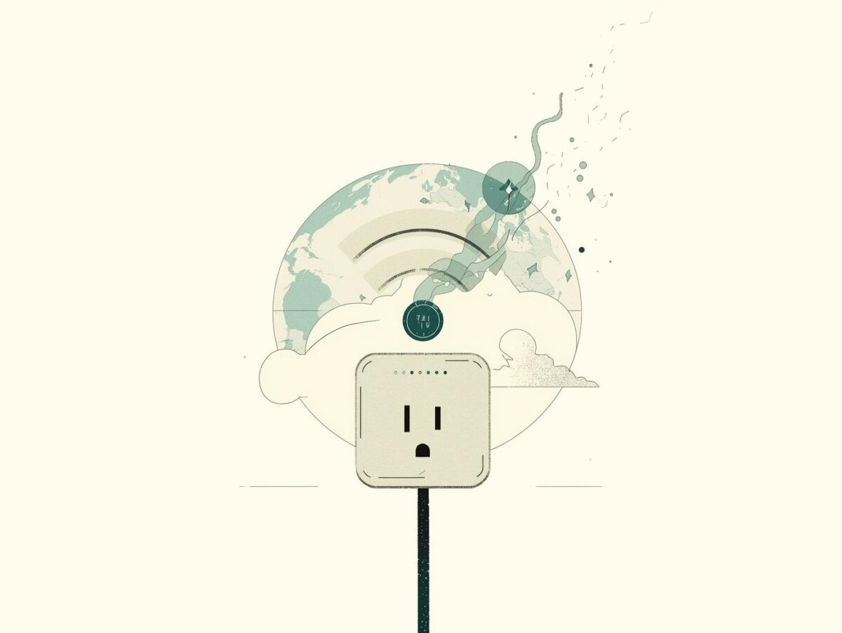 connection internet - illustration pour : Débat : « Je pollue avec ma connection Internet »